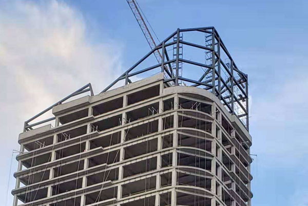 上海鋼結構工廠安裝實景